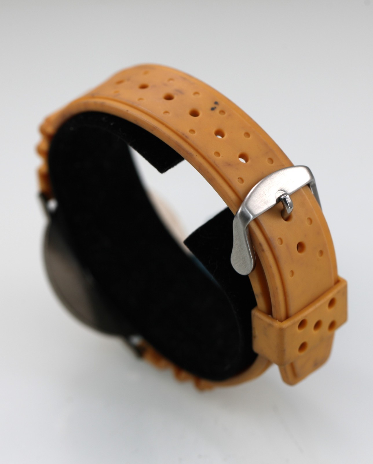 Fossil Watch Men Sundial Rare Vintage Non-Movement Plastic SD-7627 Orange