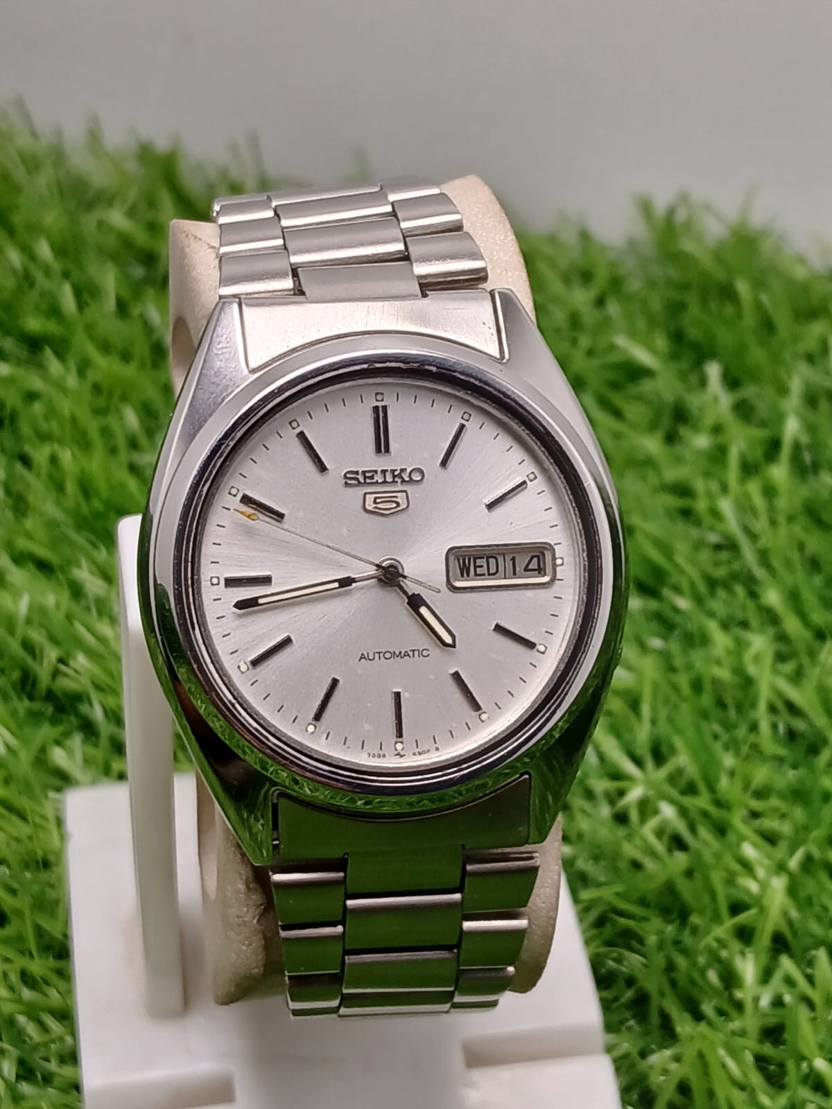 Vintage SEIKO 5 7s26-0480 Automatic Day/Date Men’s Wrist Watch JAPAN MADE
