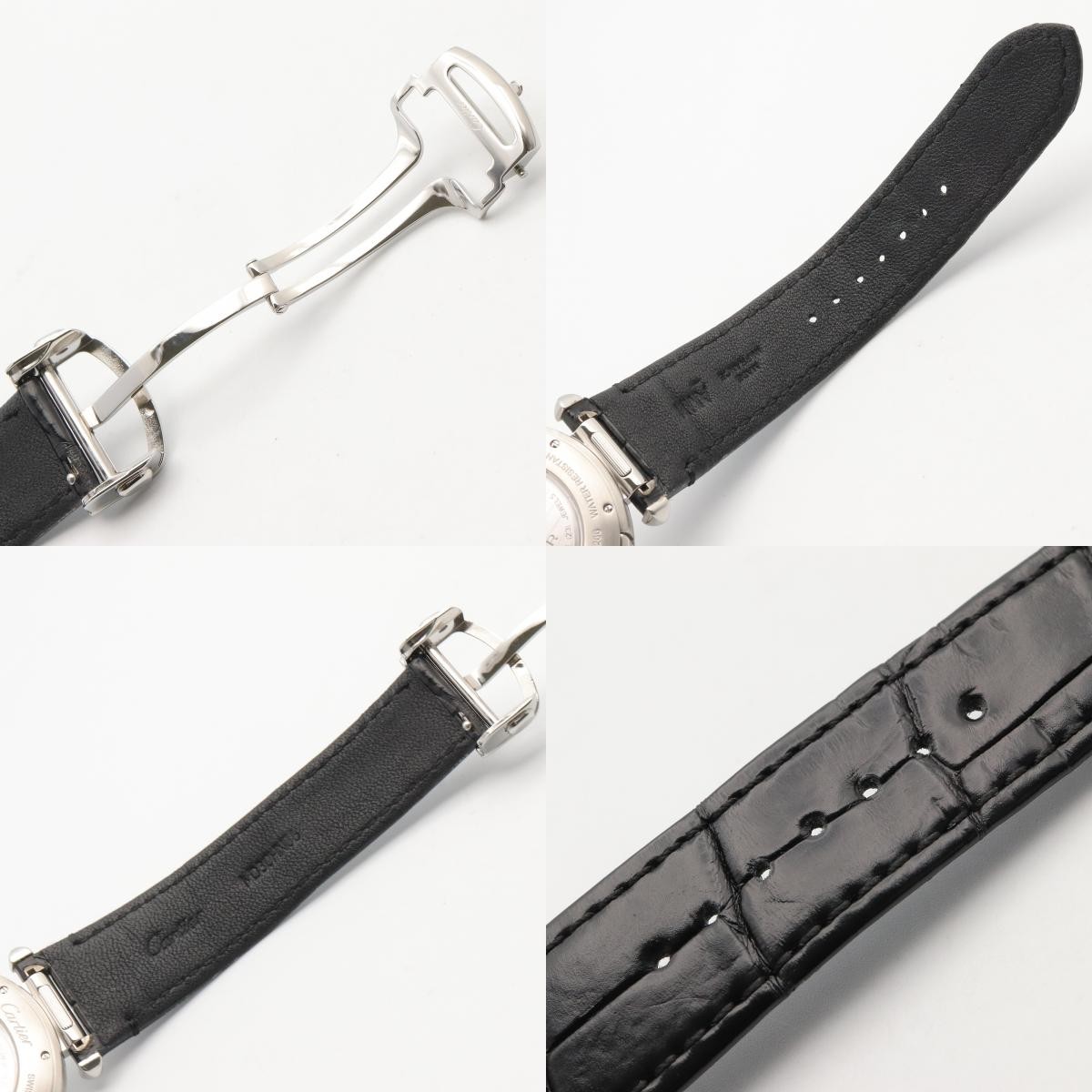 CARTIER Pasha de Cartier Wrist Watch WSPA0010 Automatic SS leather Used mens