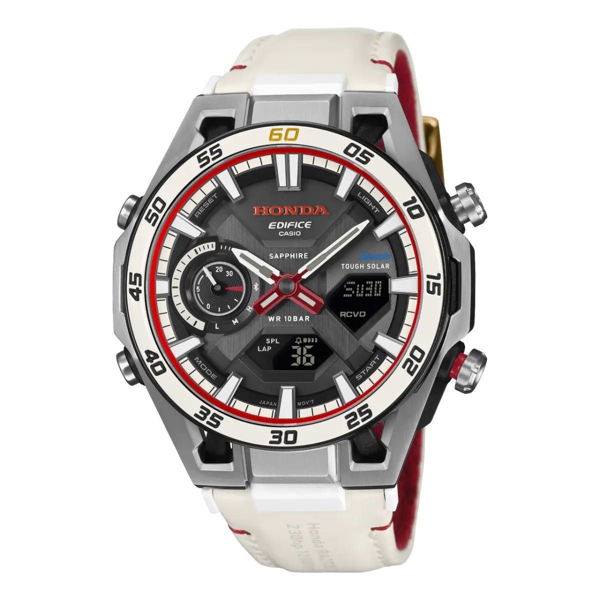 Casio Edifice × Honda Watch 60th Limited Model ECB-2300HR-1AJR White w/Box NEW