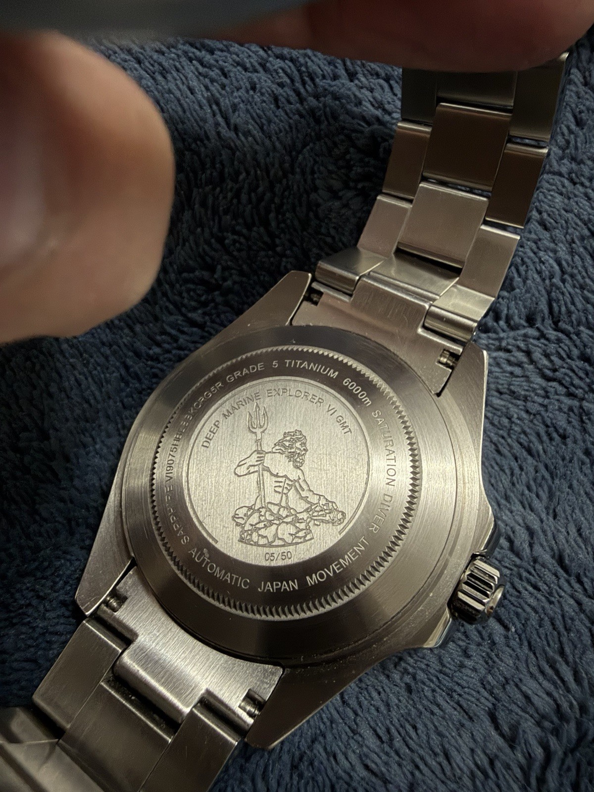 Oceaneva 6000m GMT Deep Marine Explorer Vl Titanium