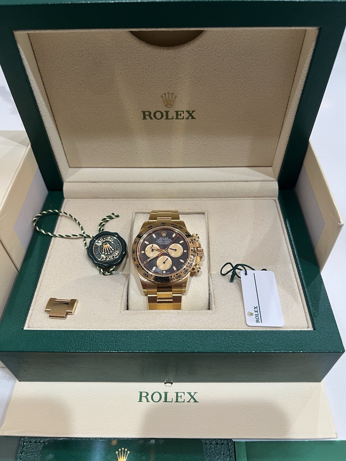 Rolex Cosmograph Daytona 116508 Paul Newman Black Champagne Index Oyster 2021