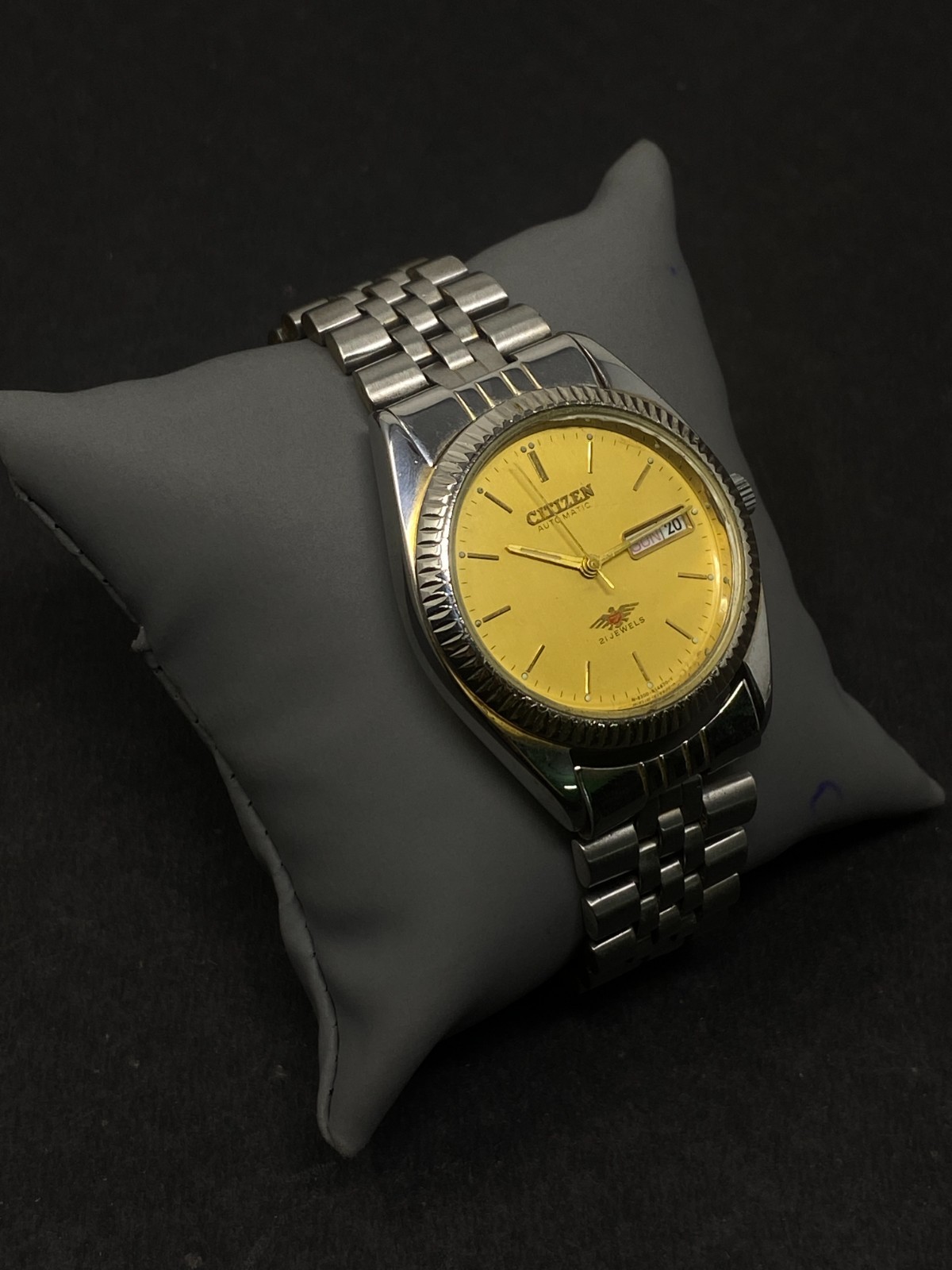 Vintage Citizen Automatic 8200A Japan Movement Day-Date Men’s Wrist Watch