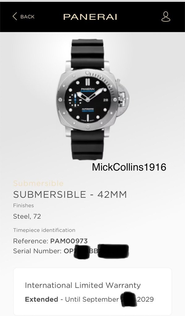 Panerai Submersible – PAM00973 PAM 973 42mm full set, Warranty through 09/29