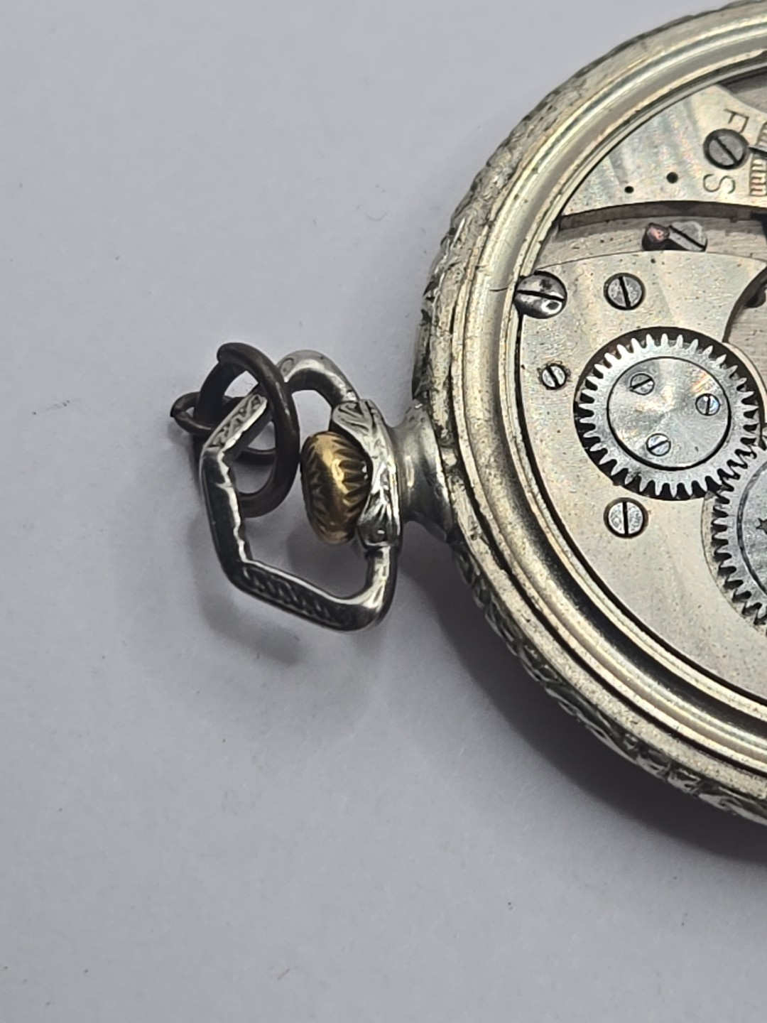 Vintage Cortebert Pocket Watch Cal 518 Running For Repairs