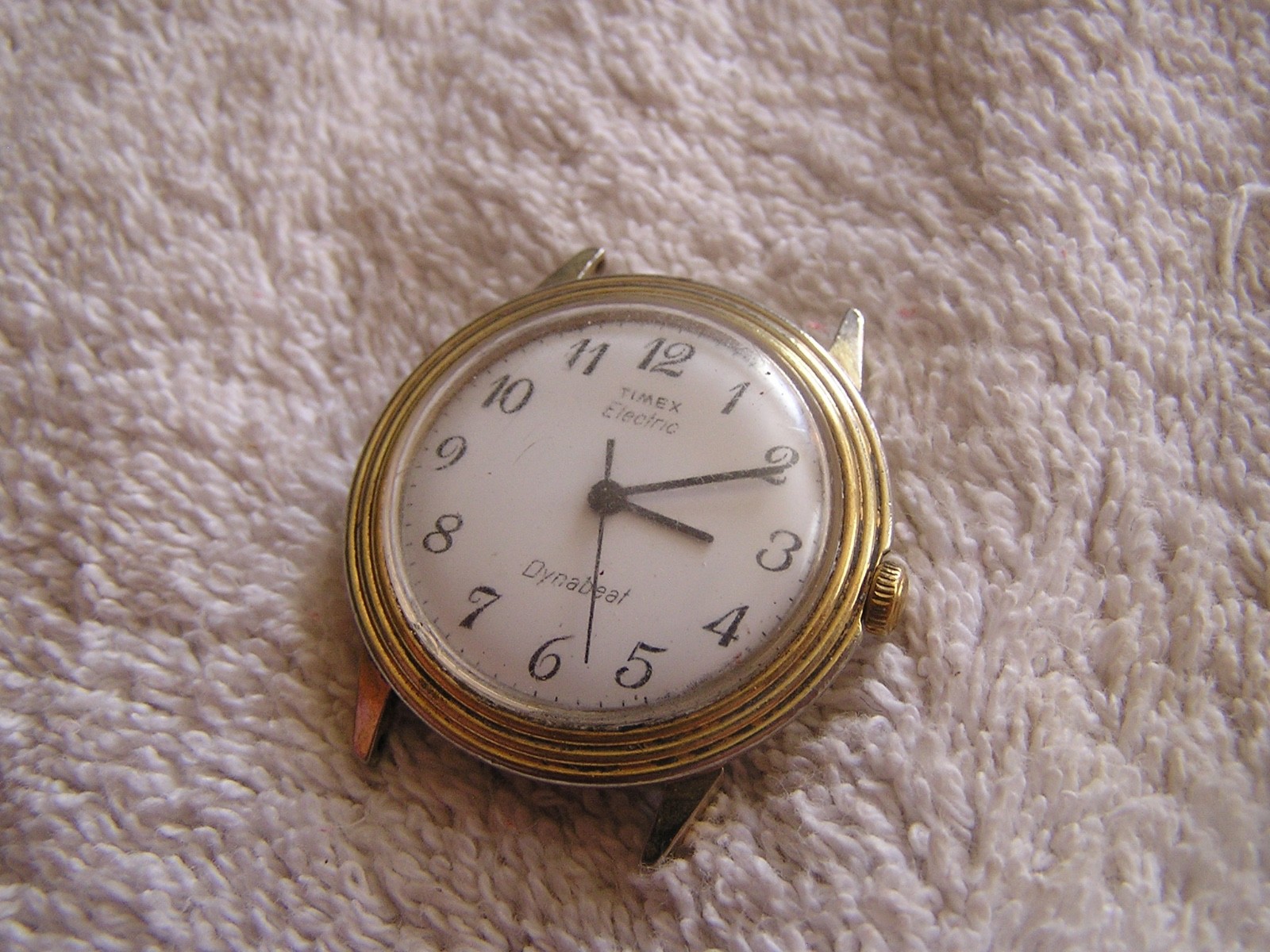 Vintage Timex Electric Dynabeat White Dial