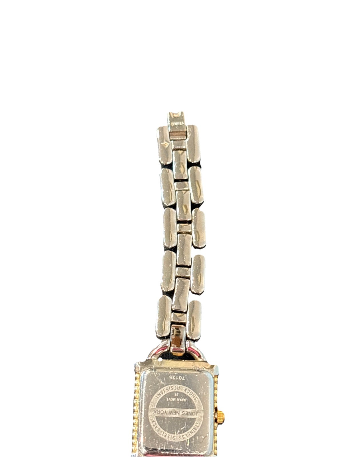 Jones New York Women’s Two Tone Metal Watch Shock Resistant Japan Movement WORKS
