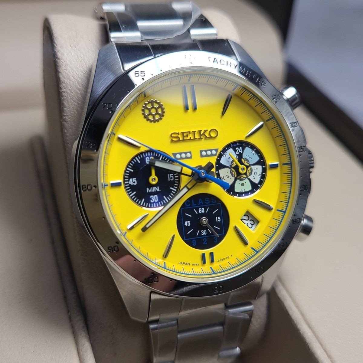 Unused SEIKO 8T63-03N0 Doctor Yellow Sumikko Gurashi Limited Edition of 5,000