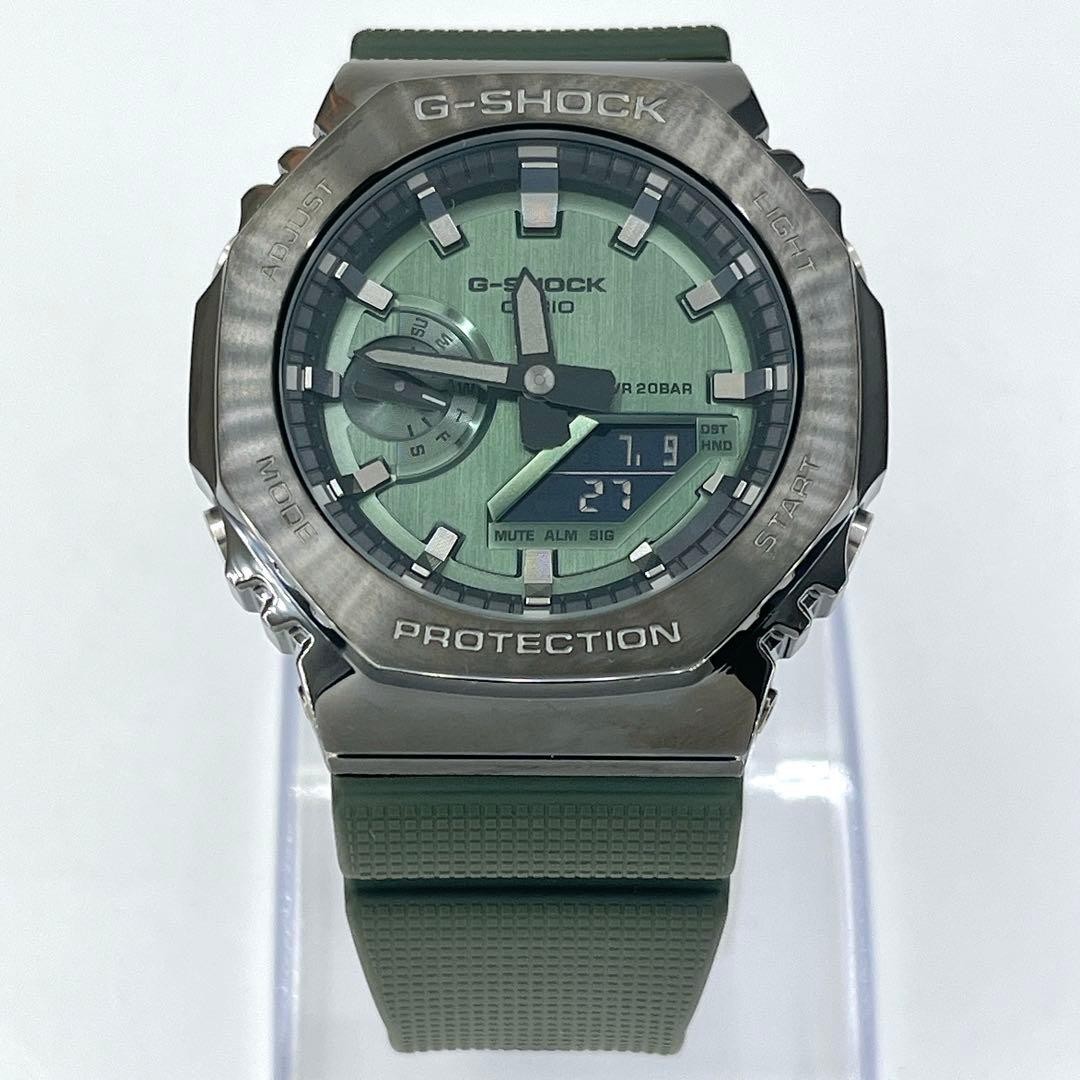 CASIO G-SHOCK GM-2100B-3AJF Green Watch Pre-Owned