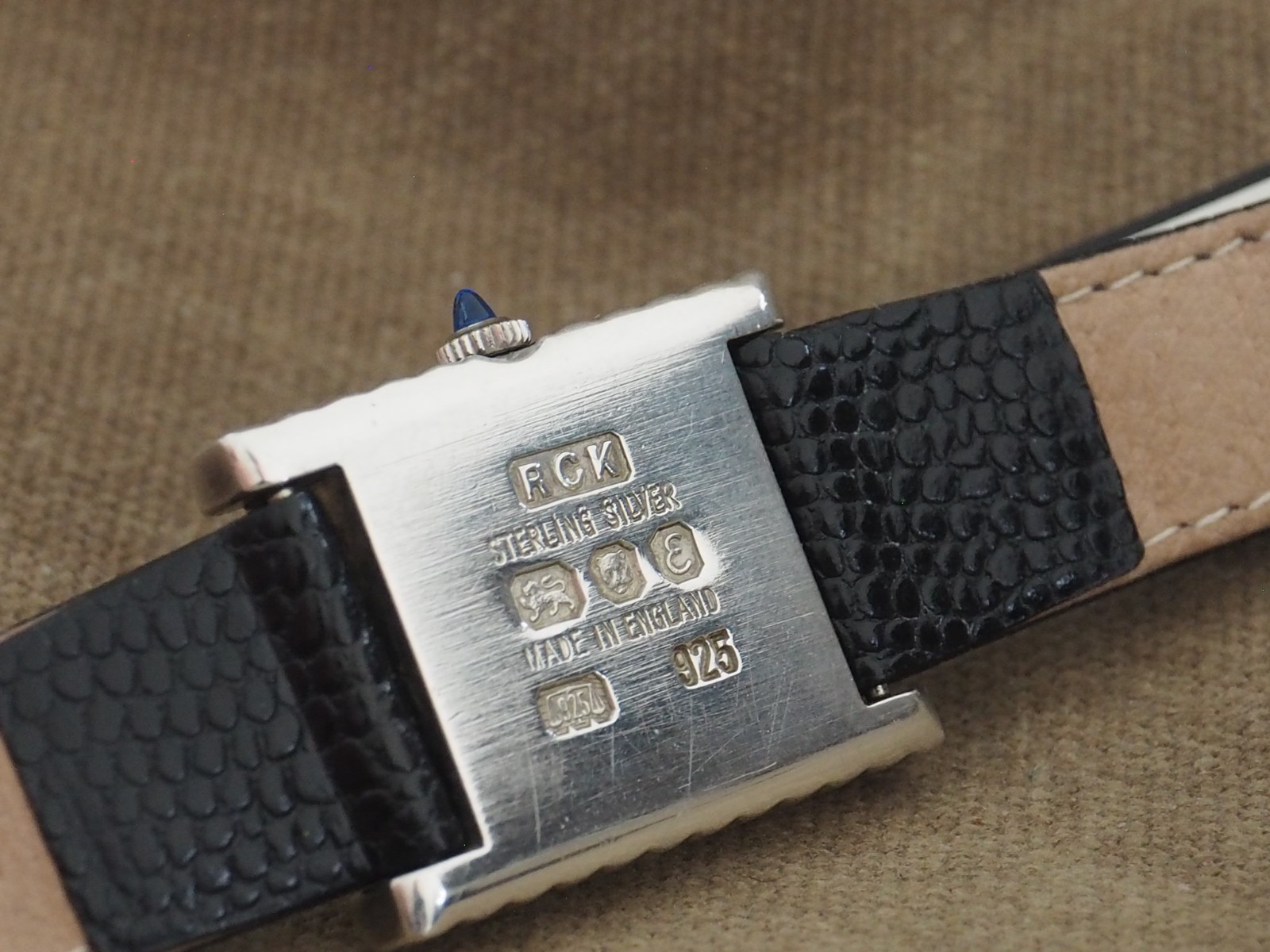 Roy King Tank Manual Watch With Box, Outer, Buckle And Hangtag, All Original