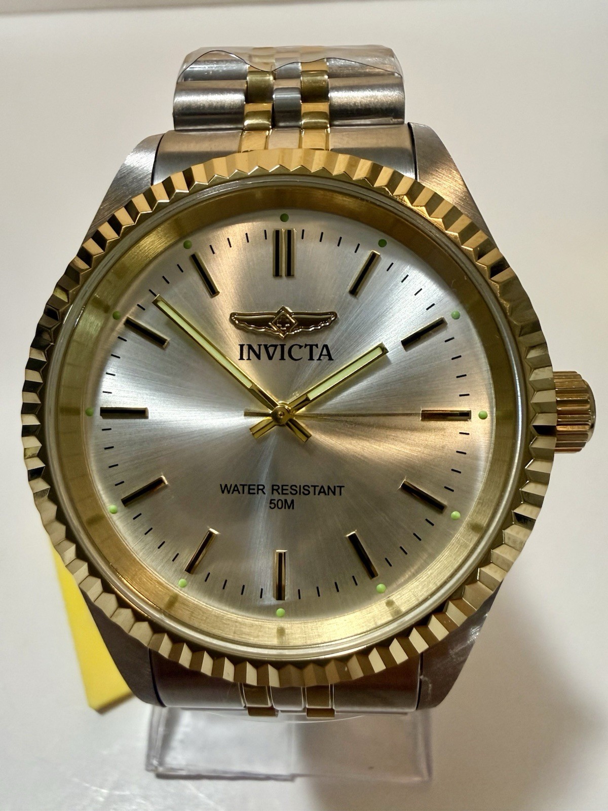 Invicta 29378 Specialty 43mm Two-Tone Steel Gold Japan Movt Fluted Dress Watch