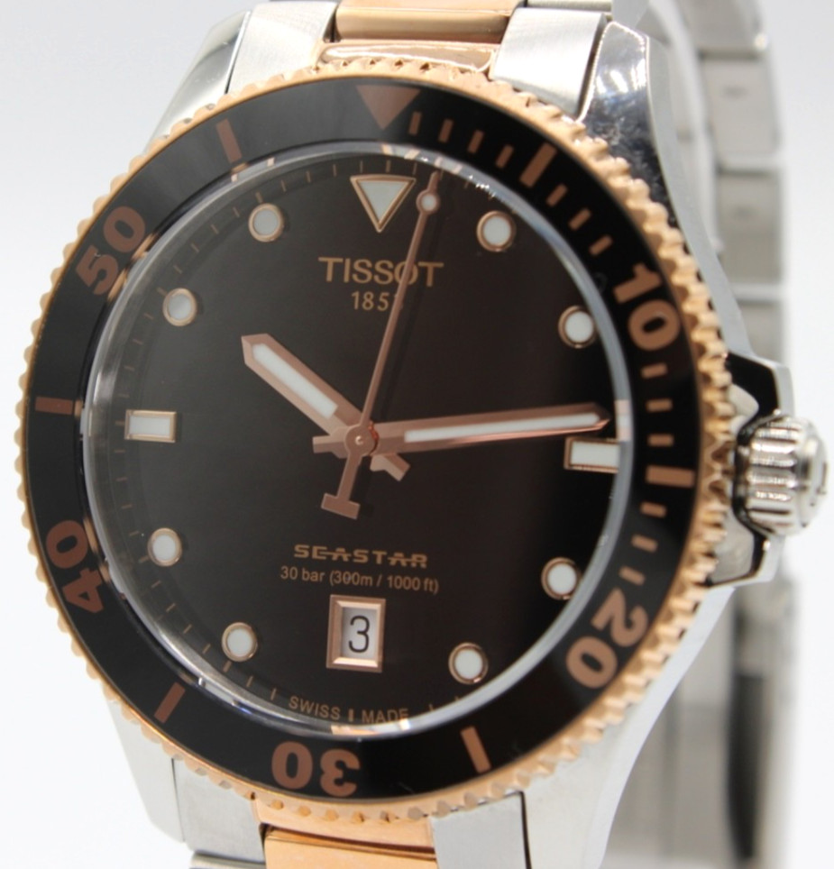 TISSOT Seastar 1000 Quartz Black Dial Men’s Watch T120.410.22.051.01