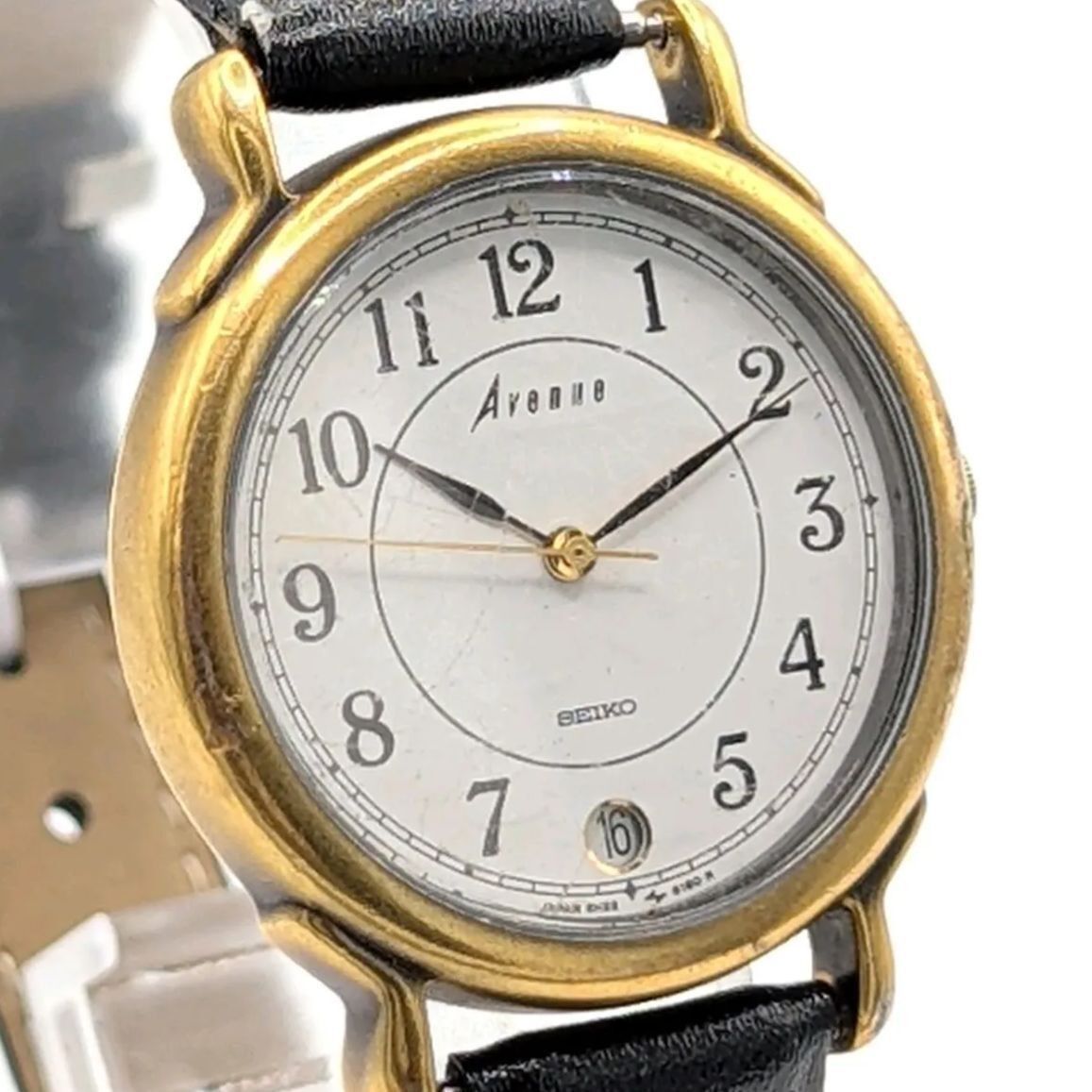 SEIKO AVENUE 5H22 6210 Watch Y2K 00S Seiko Avenue Watch Women’s Quartz Round Gol