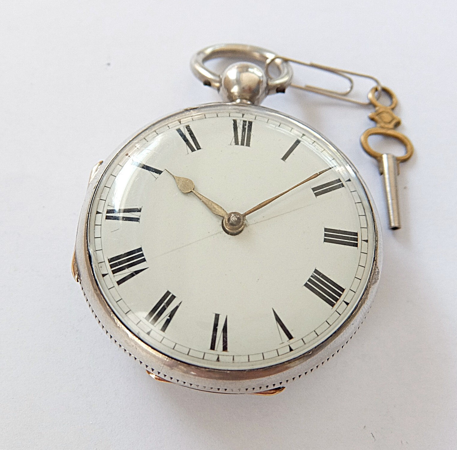 1822 SILVER CASED RACK LEVER FUSEE POCKET WATCH THO’S PARRY LIVERPOOL WORKING