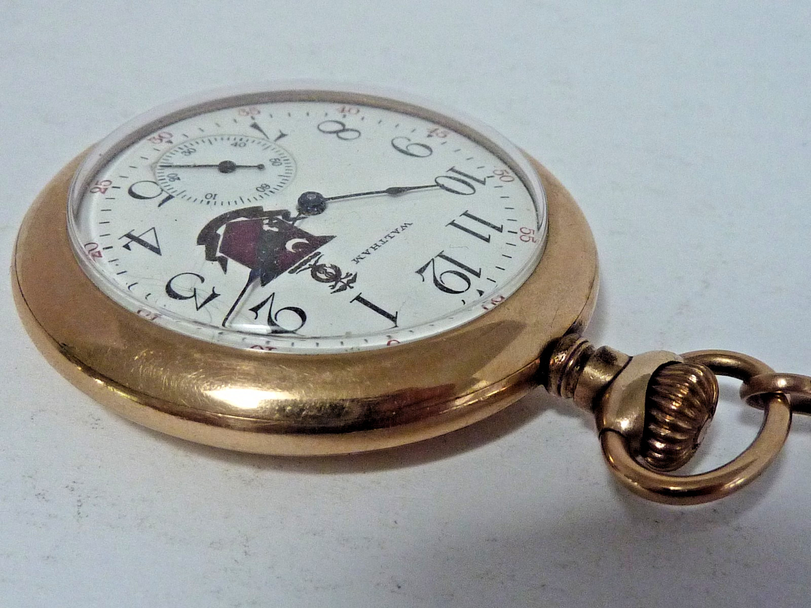 Scarce 1907 KAPPA SIGMA FRATERNITY American Waltham 12sz Pocket Watch – Running