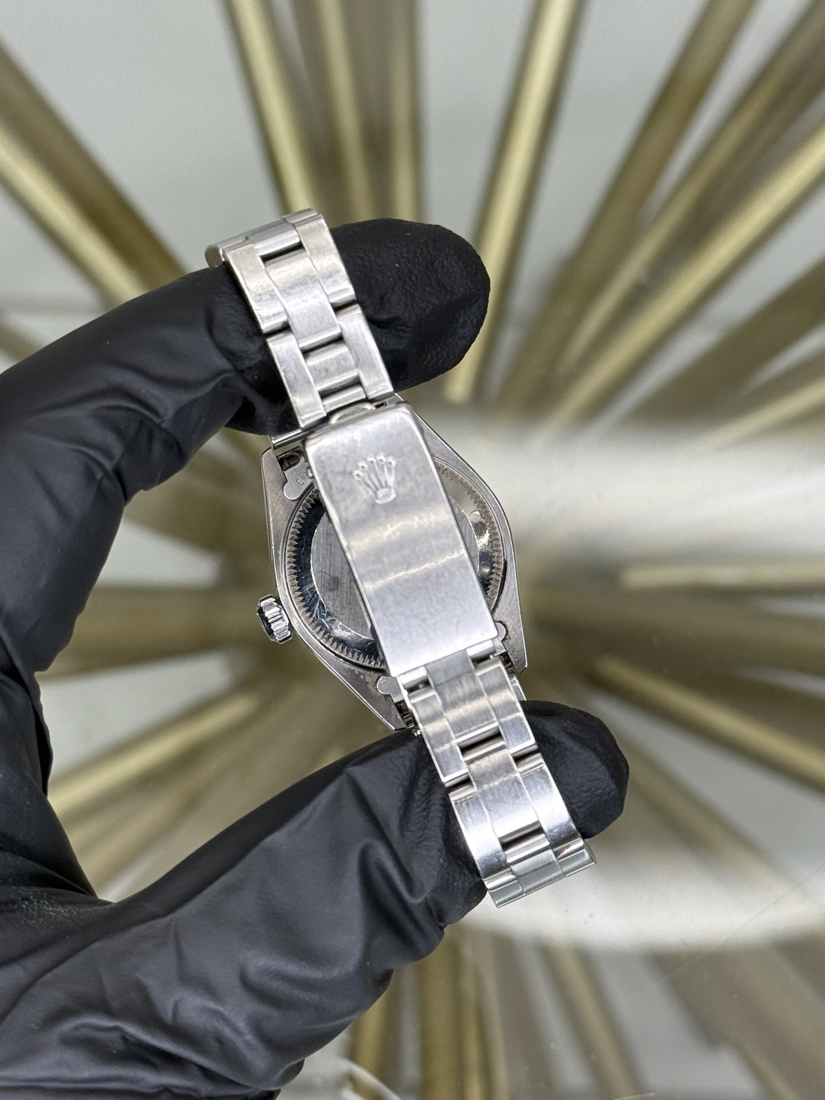 Open Date Rolex Lady-Datejust Silver Computer Diamond Dial Oyster 69240 Complete