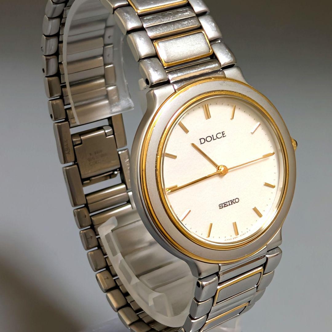 [Working/Excellent Condition] SEIKO DOLCE Men’s Quartz Watch Vintage