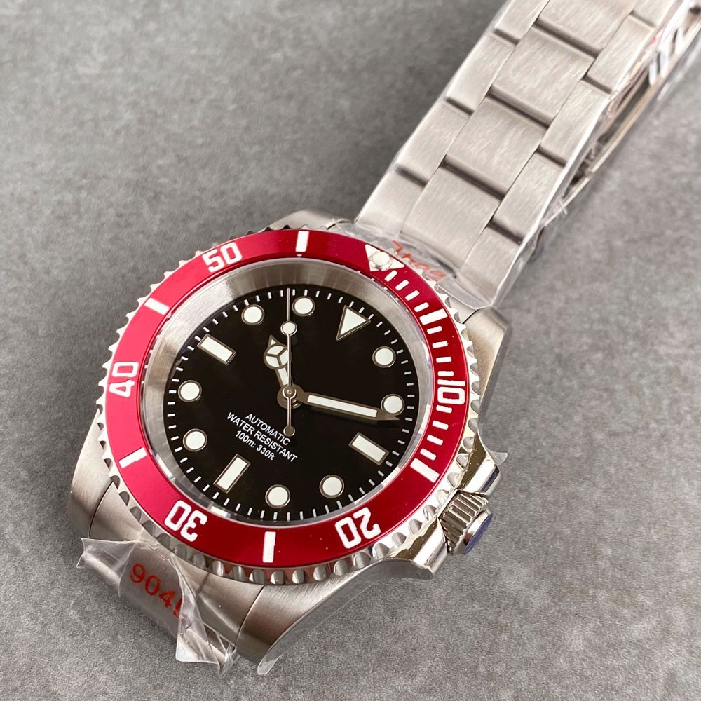 Tandorio Blue Dial 40mm Miyota 8215 PT5000 Mechanical Dive Watch Men 200M Diving