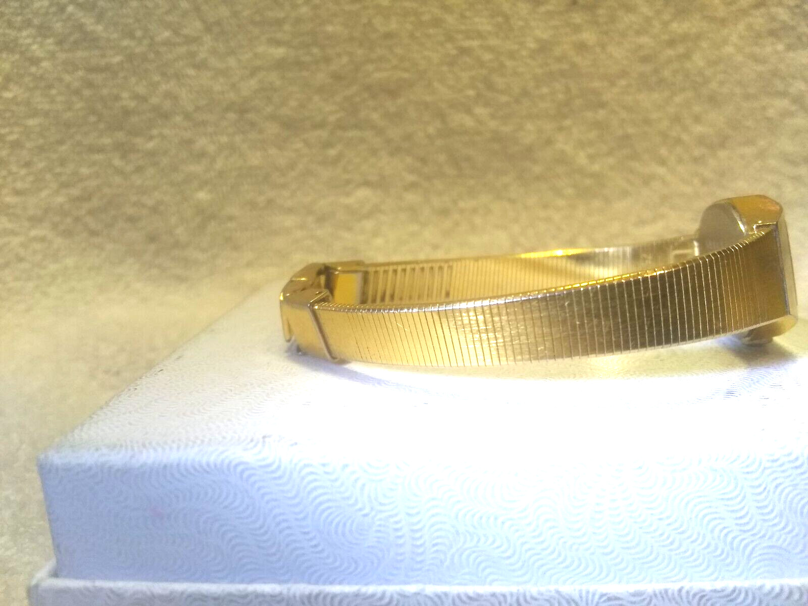Seiko Quartz Dress Watch Women 7321-5409 All Gold New Bat Works Great Vintage !!