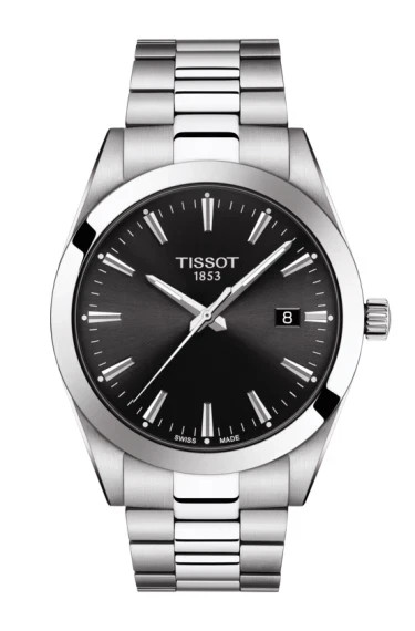 TISSOT Gentleman T127.410.11.051.00 Quartz Black Dial Men’s Watch 40mm