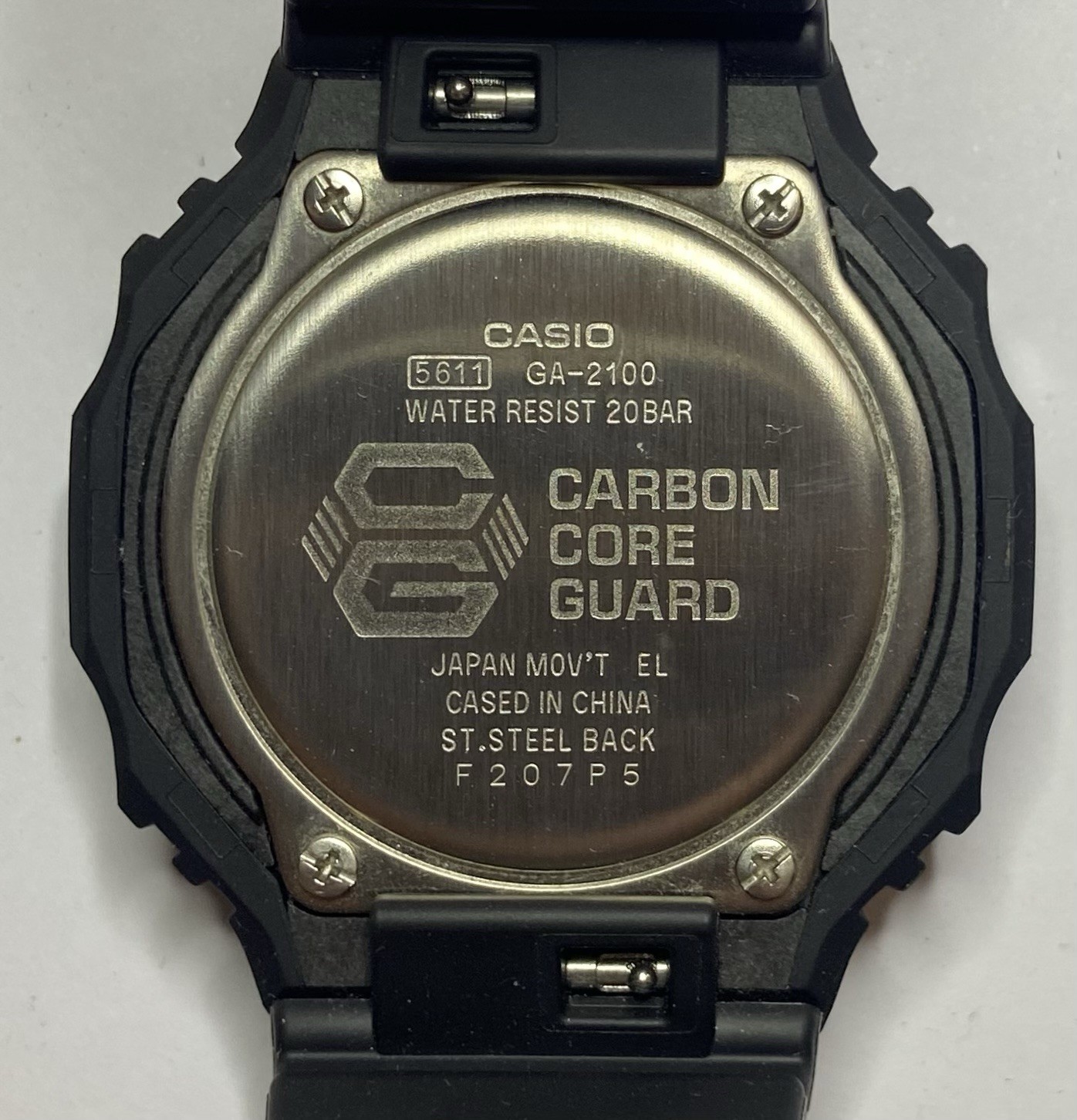 Casio G-SHOCK GA-2100 Men’s Analogue/Digital Black Resin Strap 200m Quartz