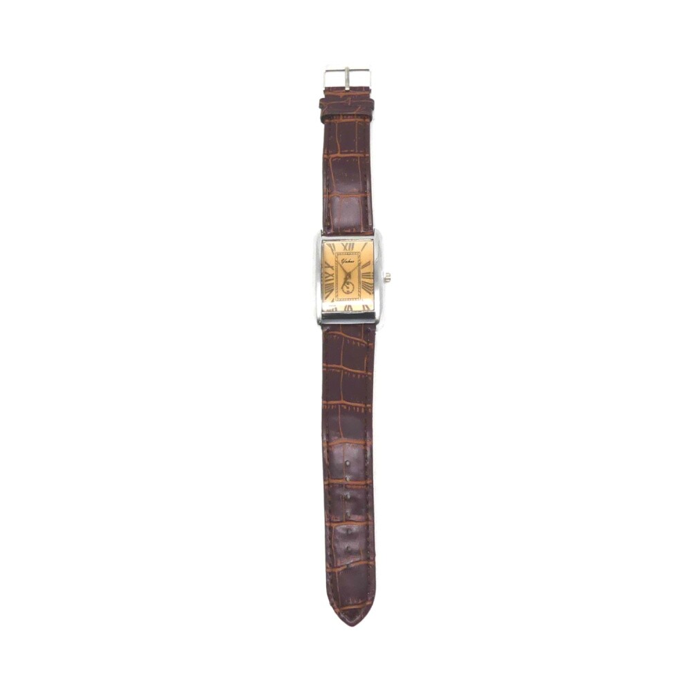 Lancardo Watch Leather Strap Waterproof Ladies Men LCD009P094 Analog Quartz