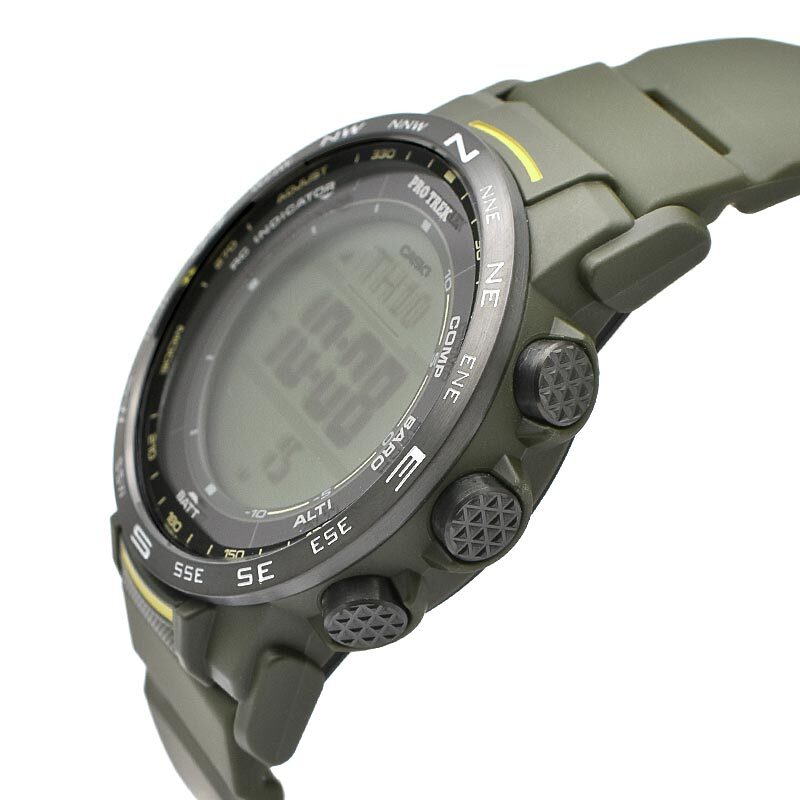 CASIO PRO TREK PRW-35Y-3BJF Climber Line Triple Sensor Radio Solar Watch 44.6mm
