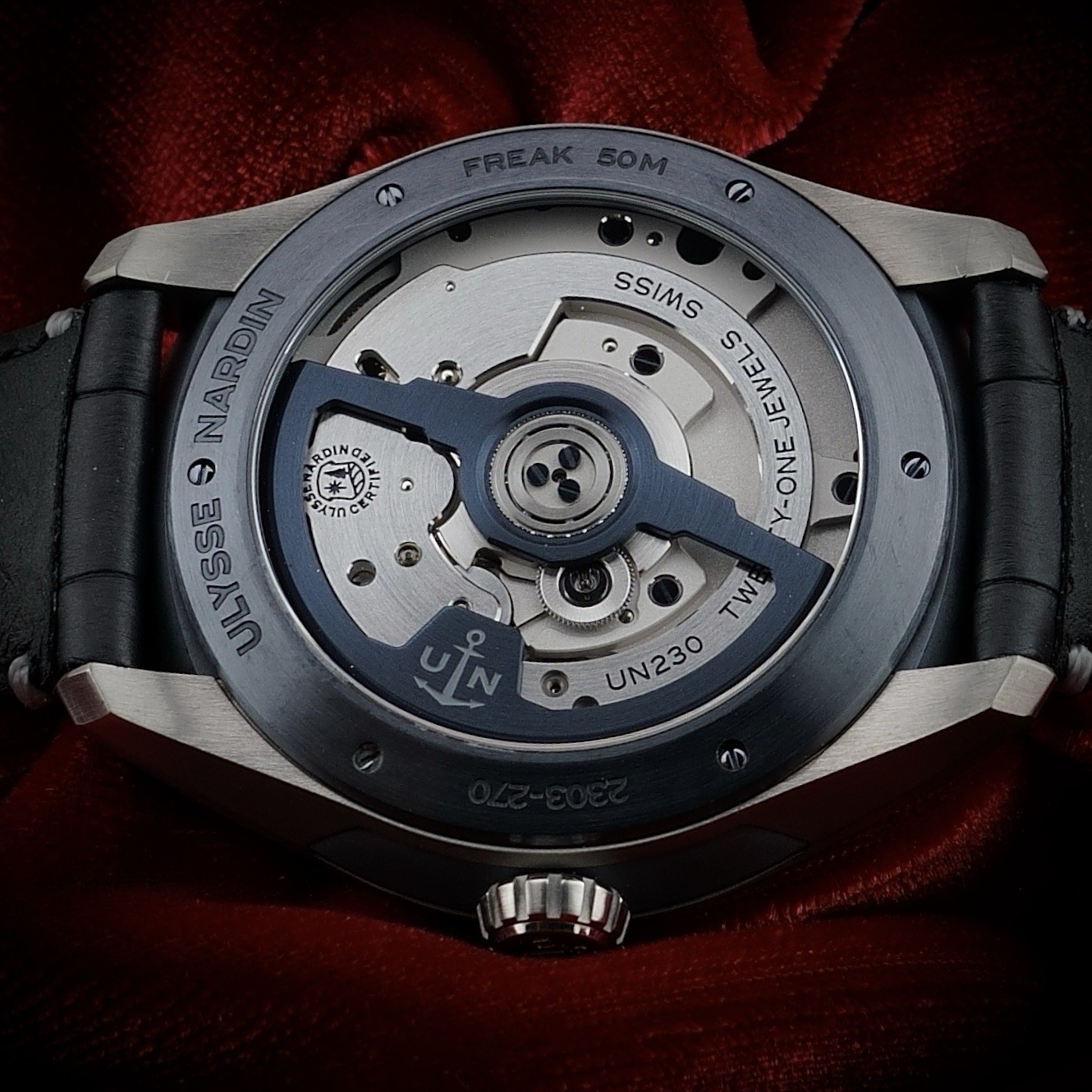 Ulysse Nardin Freak X 43mm -Blue Dial – Titanium 2303-270/03 – Full Complete Set