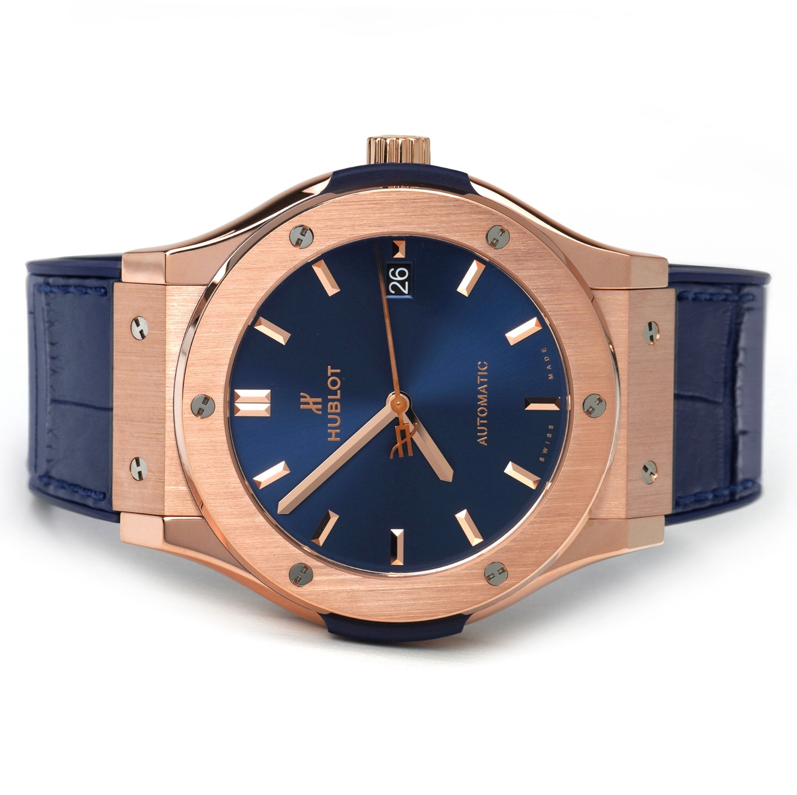 Hublot Classic Fusion King Gold Blue 511.OX.7180.LR Gold Wristwatch
