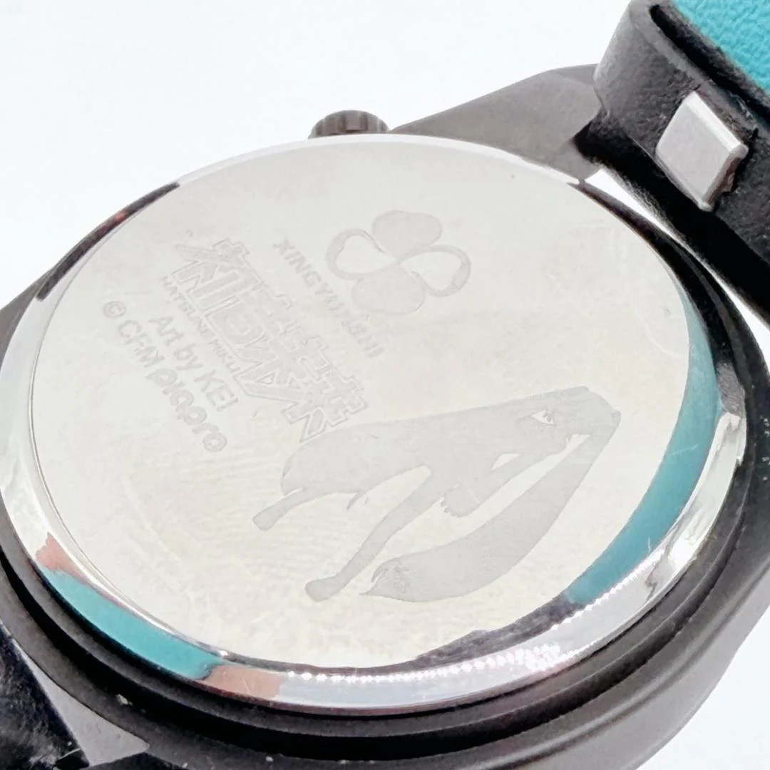 Hatsune Miku X XINGYUNSHI Quartz 1.60in Black White Miku Green Watch