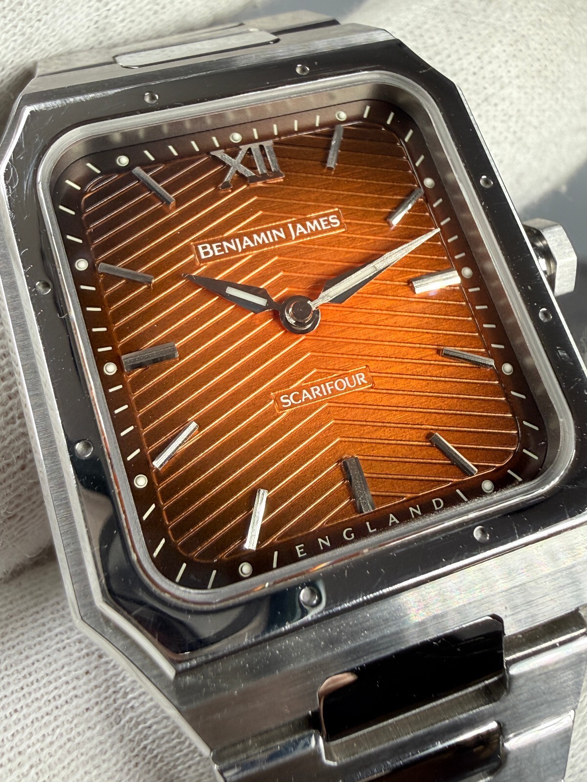 Benjamin James Scarifour 12368.SA 31mm Brown Dial Full Kit Quartz Watch