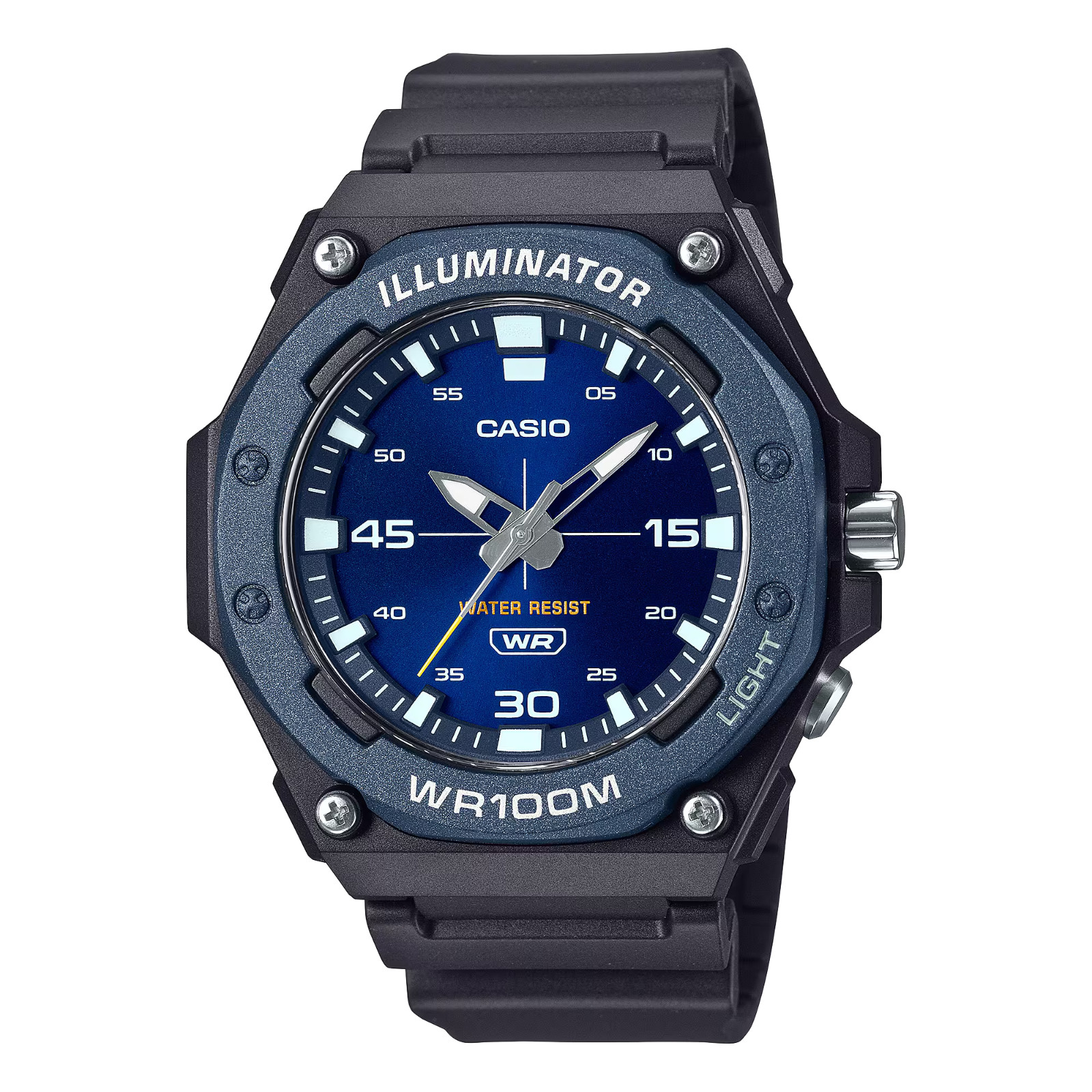 Casio MW620H-2AV, Men’s Black Resin Watch, 100 Meter WR, Illuminator, NEW