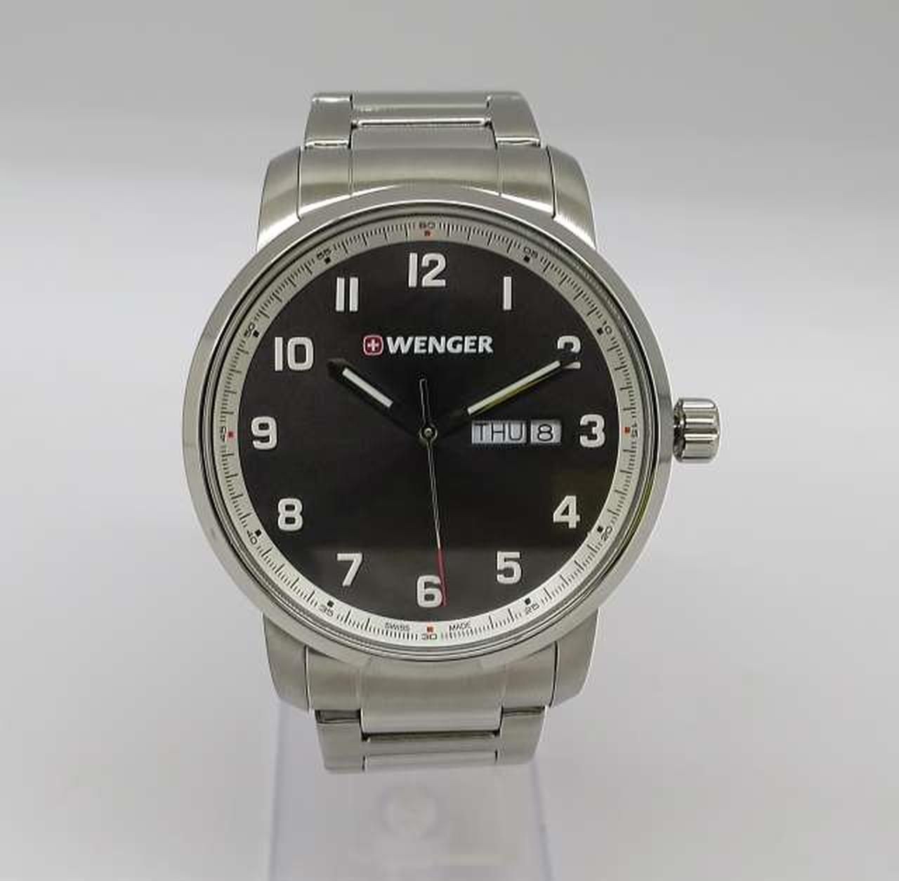 WENGER Quartz Analog Watch 01.1541.119 Used