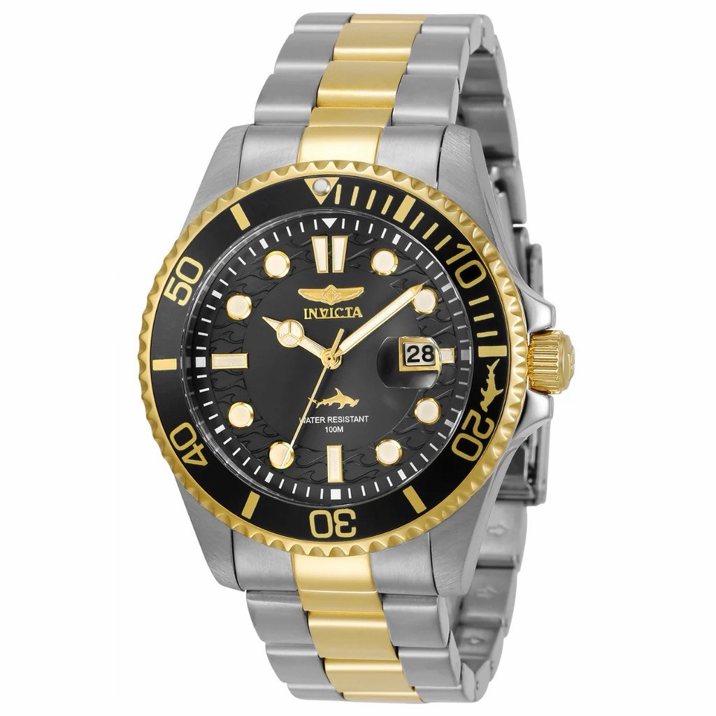 Invicta Pro Diver Black/Gold Men’s Watch – 30023