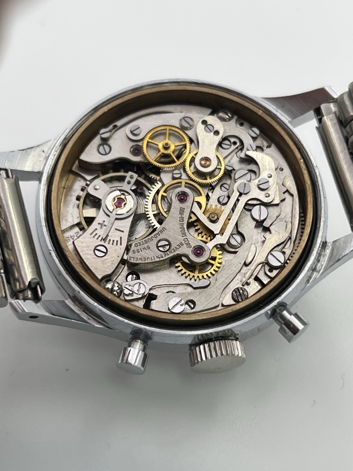 Anonymous Waterproof Chronograph Watch – Vintage 1950s Landeron 248 watch