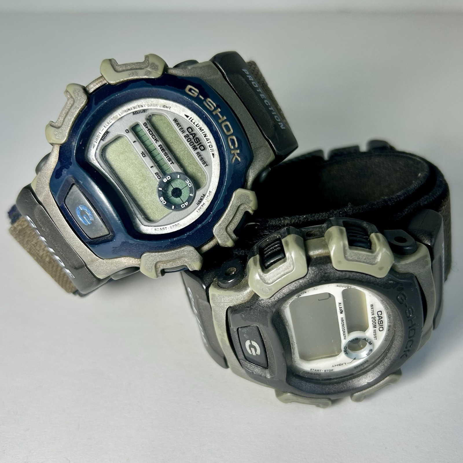 Vintage Casio G-Shock G-Lide Men DW-004 DW-003 Sport Nylon 90’s