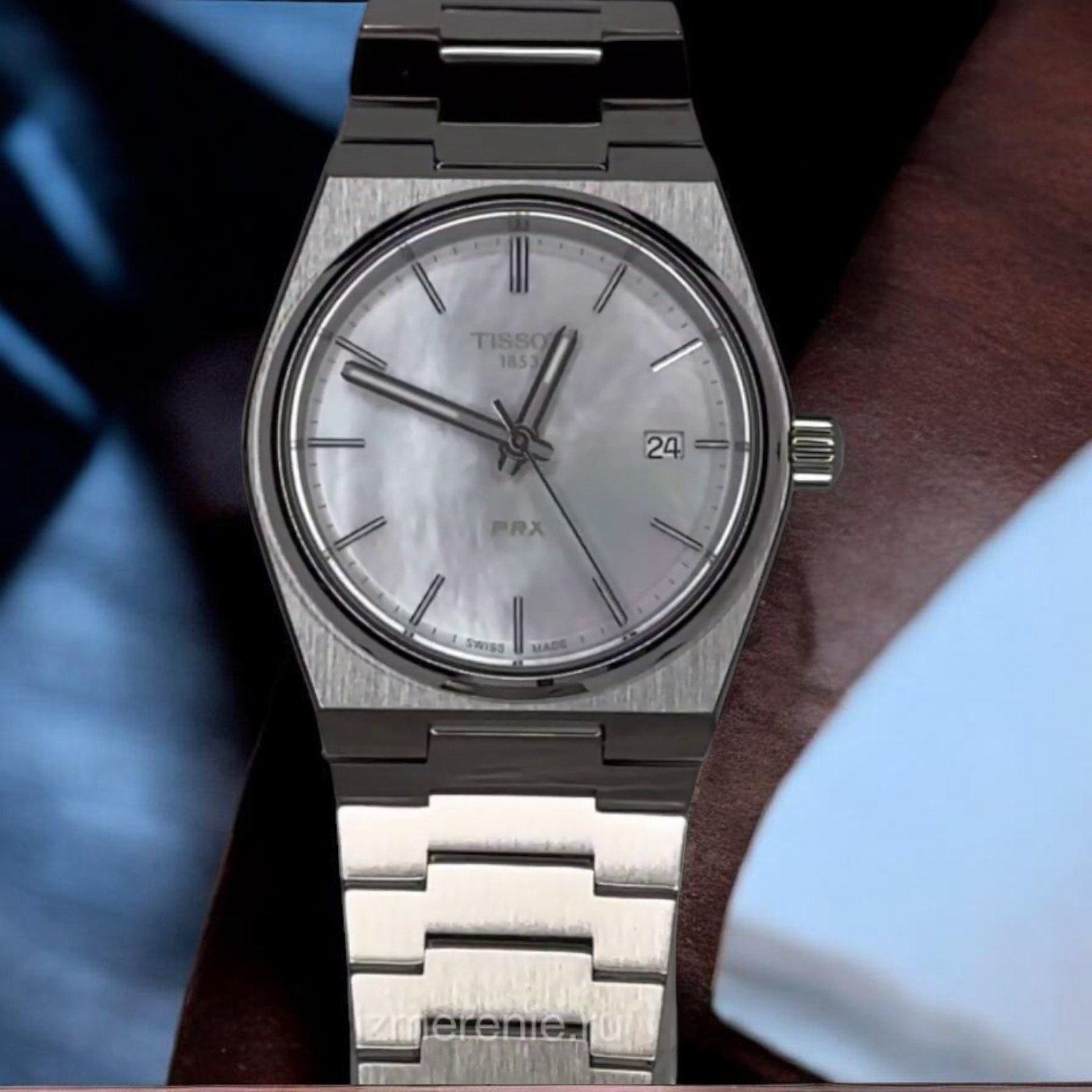 New Tissot PRX T137.210.11.111.00 White Mother Of Pearl Dial Quartz Watch 35mm
