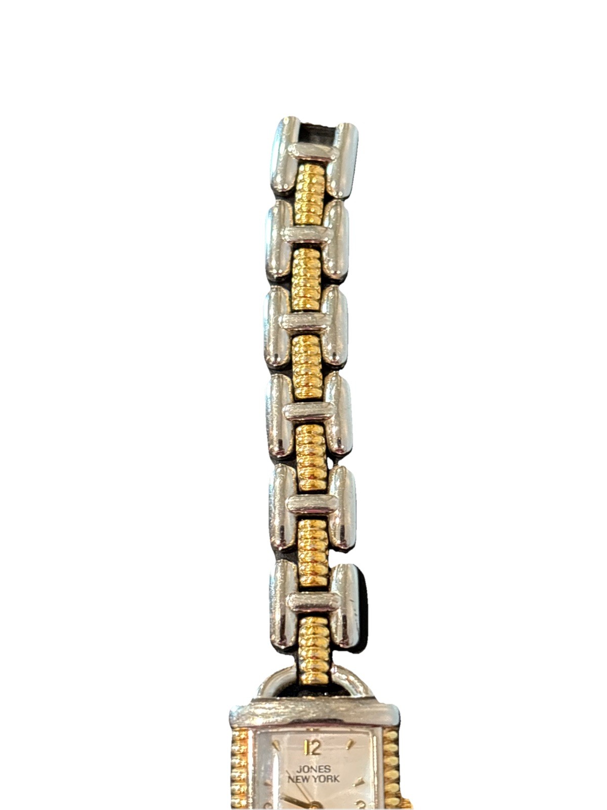 Jones New York Women’s Two Tone Metal Watch Shock Resistant Japan Movement WORKS