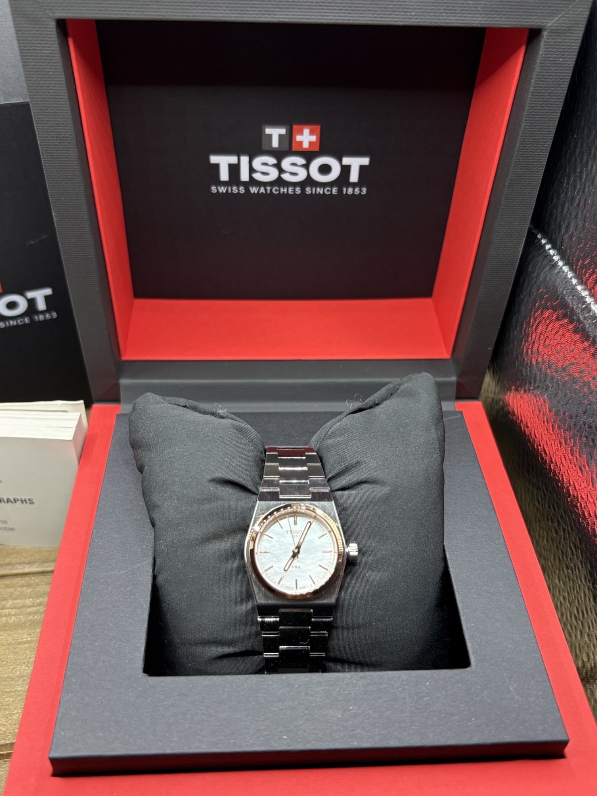 Tissot PRX 25mm White Mother Of Pearl Dial Women’s Watch T1370102111100