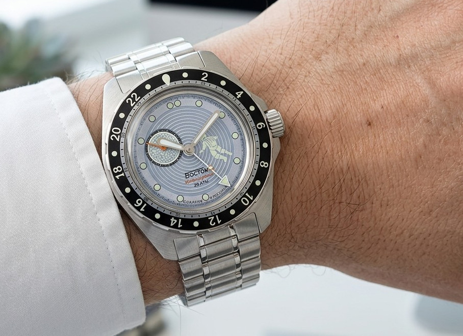 NEW Vostok Amphibia Cosmodiver Mercury GMT 2426.12 LIM EDITION 14039G #506/854