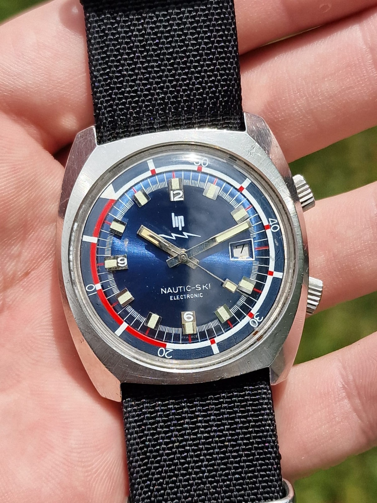 Lip Nautic Ski Electronic Vintage Hybrid Watch