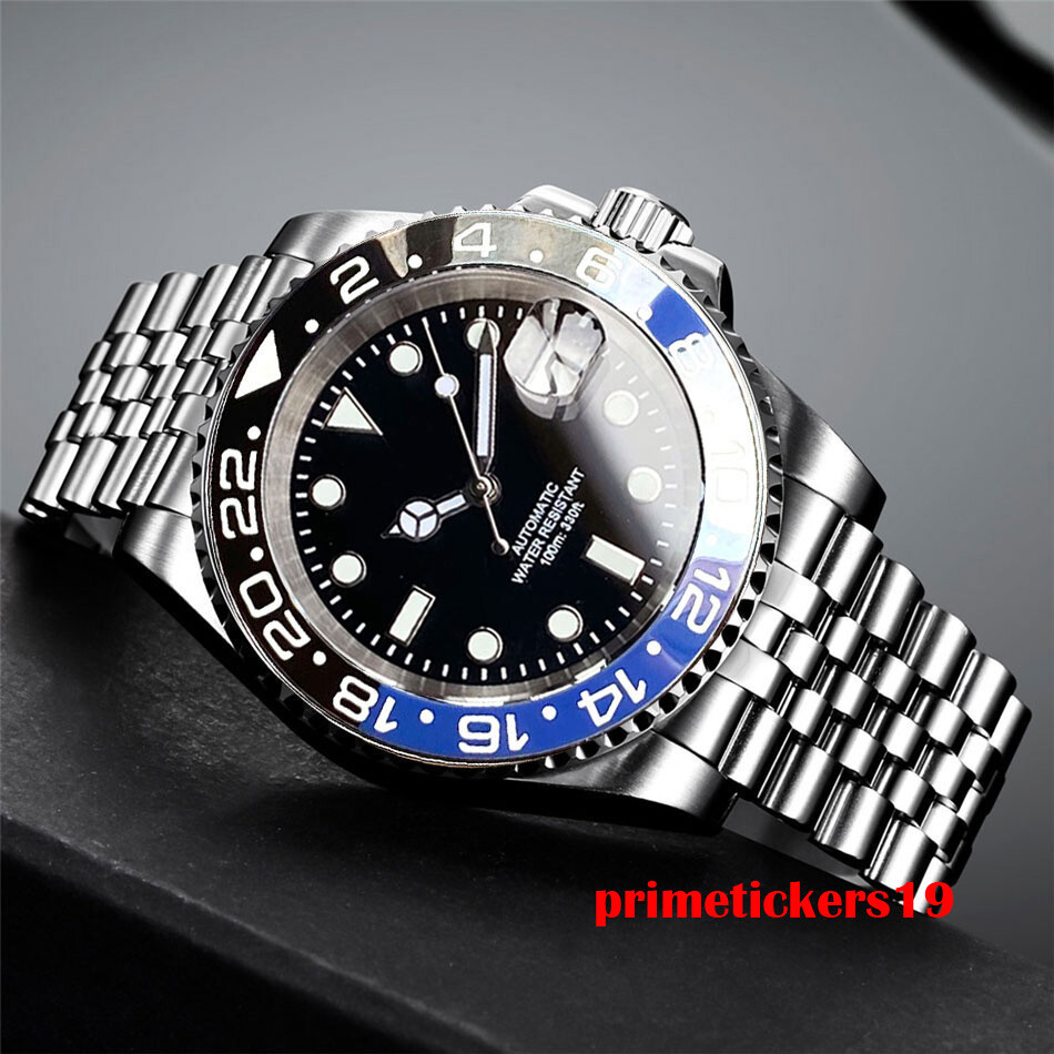 Tandorio Sapphire 40mm Sterile Automatic Men’s Watch Date NH35A PT5000 Luminous