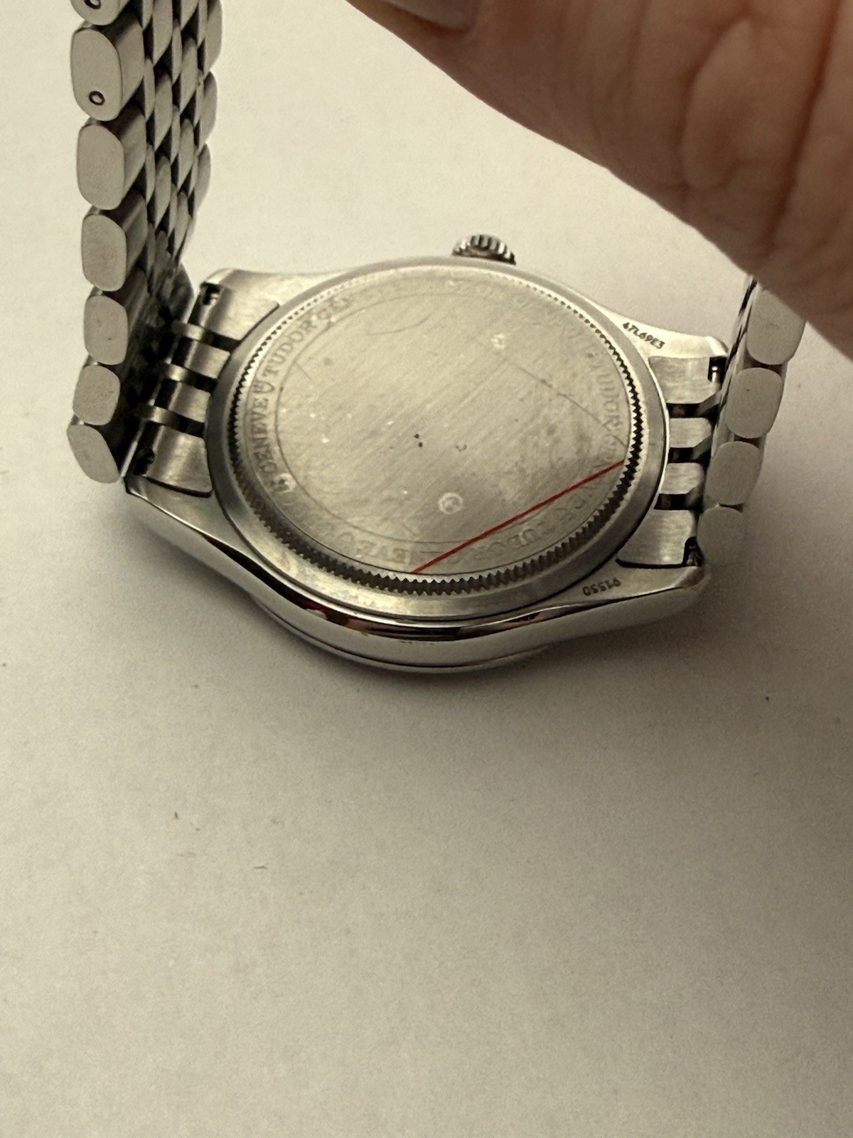 Tudor White Dial Blue Number 1926 M91550-0005 Men’s Watch Automatic 39mm Date