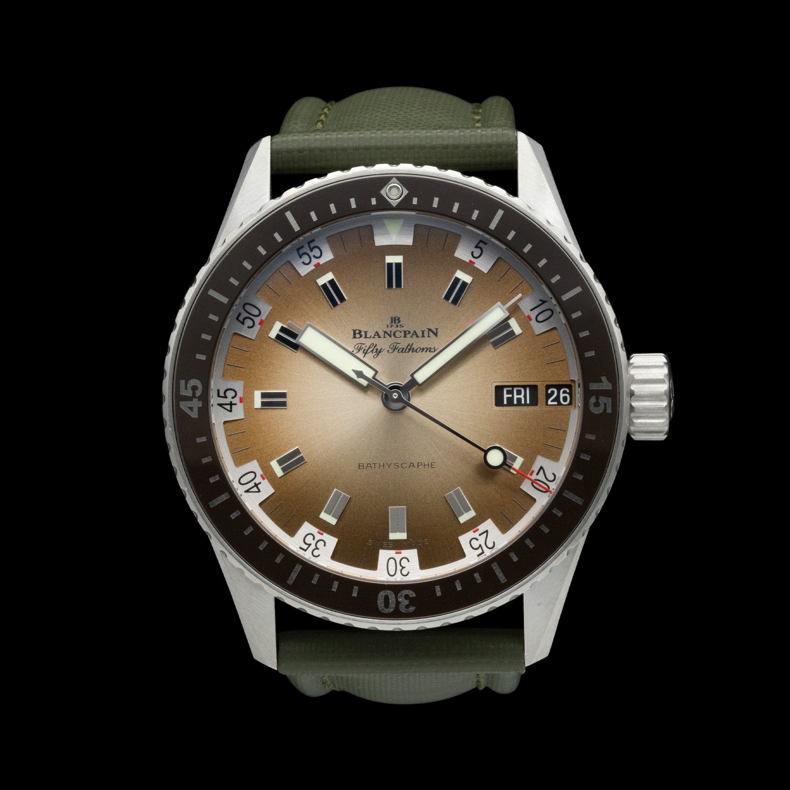 Blancpain – 2021 Fifty Fathoms Bathyscaphe Day-Date Desert Limited Edition