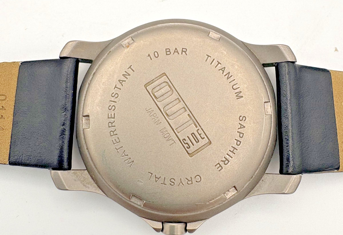 Boccia Titanium Mens Watch Day Date Sapphire Crystal 10 Bar Leather Band