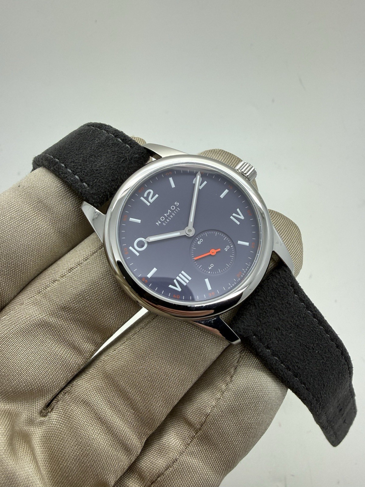 2025 Nomos Club Campus Blue Purple 36mm Stainless Steel Manual Watch 713 B+P