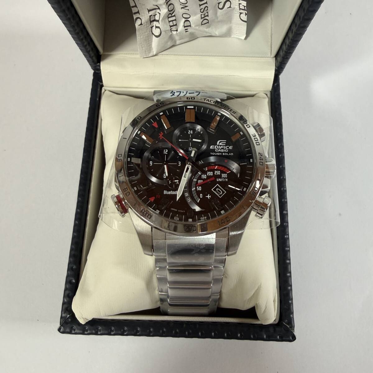 New and CASIO Edifice EQB 501XD 1AJF Radio Solar Black Dial Men s Watch