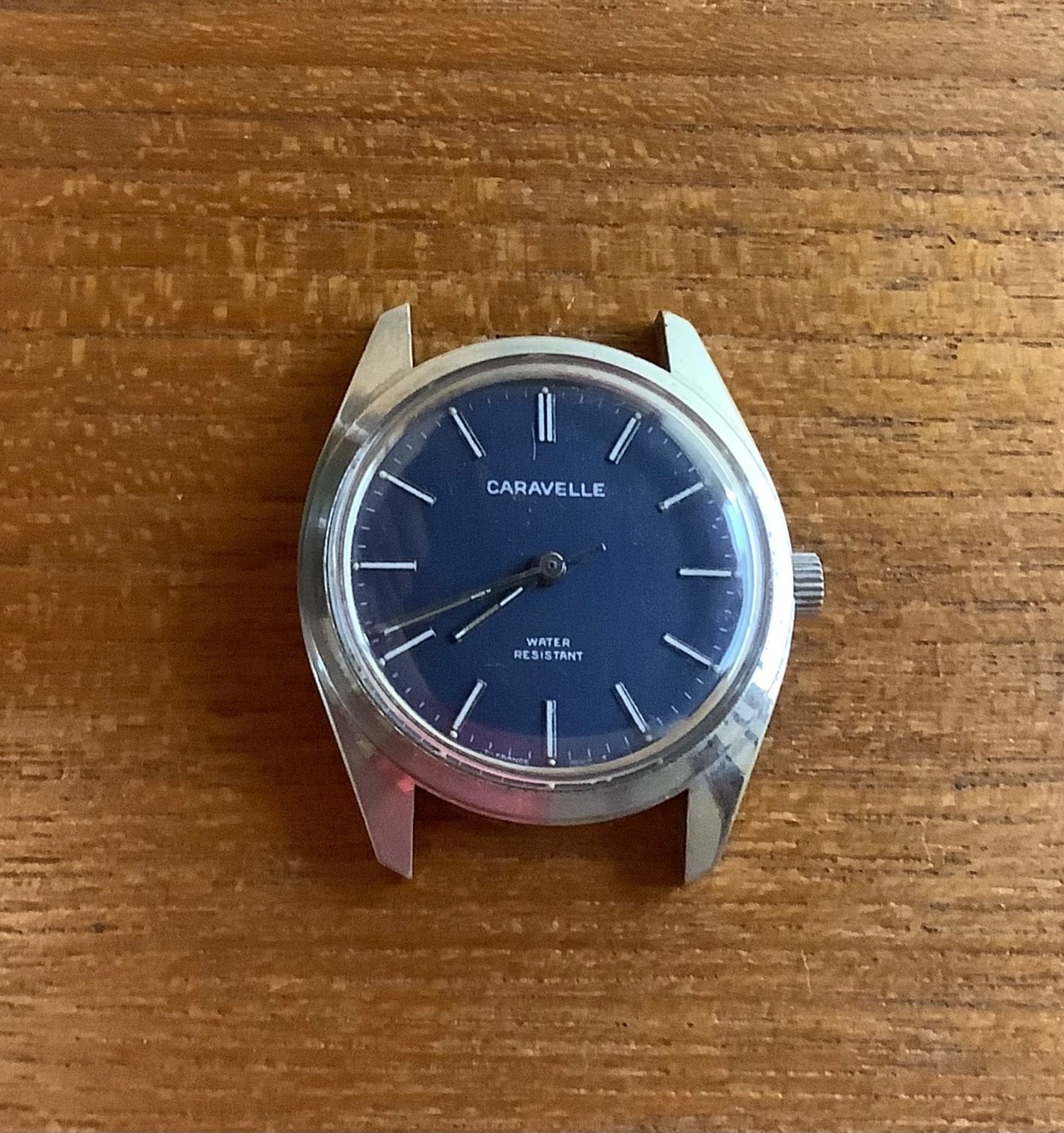 Bulova N8 Caravelle Royal Blue Dial Stainless Steel Men’s Watch Mechanical Movt.