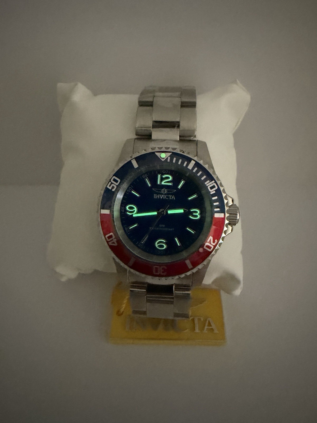 Invicta Pro Diver Men’s Blue Dial Quartz 44-47.9mm Pepsi Bezel Box