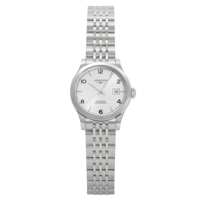 Longines Record L2.321.4.76.6 Stainless Steel 30.0mm White Dial #YKW998